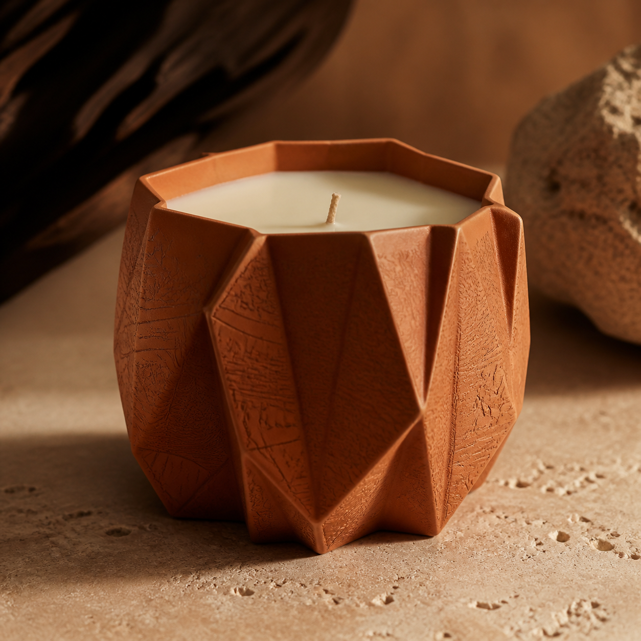 Ember Atlas Scent Candle - original aromatherapy candle design