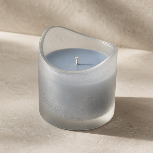 Moonwell Glass Ritual Candle - original aromatherapy candle design
